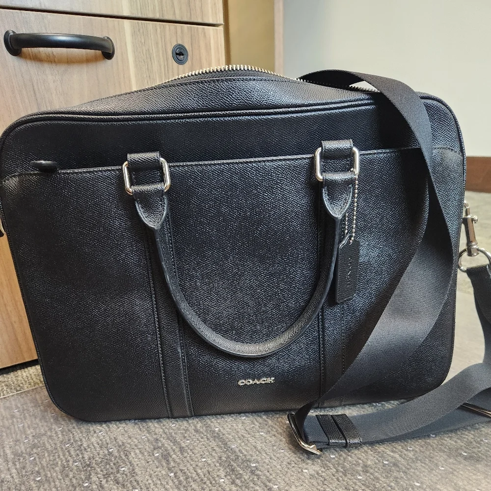 Coach Black Slim Perry Brief - F59057 - Mint!